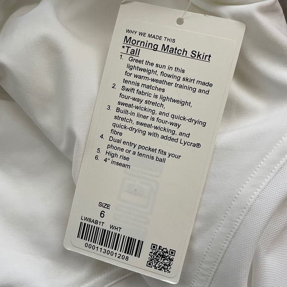 Lululemon Morning Match Skirt Tall High Rise - Picture 5 of 5